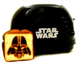 Star Wars Darth Vader 2 Slice Kitchen Breakfast Toaster Rare Collectors Whtshlf