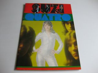 Very Rare Suzi Quatro Japan Tour Program 1975 Japanese Concert Brochure Book