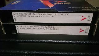 Rare Vintage Black Metal Vhs Concert Tapes Amorphis In The Woods Opeth Katatonia
