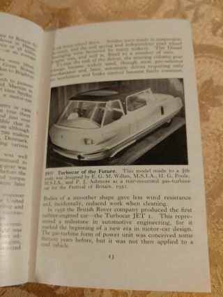 1961 Observer ' s Book of Automobiles Rare Antique Cars Frederick Warne 3