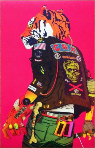 Crx Skin 2017 Ltd Ed Rare Litho Poster,  Rock Alt Punk Poster Strokes