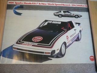 1979 Mazda Rx7 Ngk Spark Plugs Poster Rare
