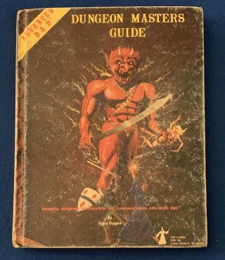 Dungeons And Dragons Ad&d 1st Edition Dungeon Masters Guide 1st Printing Rare