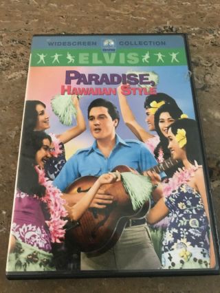 Paradise Hawaiian Style Dvd Rare Oop With Insert Elvis Presley 1966 Leigh