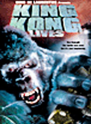 King Kong Lives - 20th Fox (dvd,  2004,  Widescreen) - Oop/rare - W/insert - Region 1