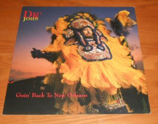 Dr.  John Goin’ Back To Orleans Poster 2 - Sided Flat 1992 Promo 12x12 Rare