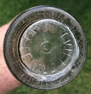 Big Bottle Quality Bev Bottle Fayetteville Tenn Rare Art Deco Soda Tennessee 3