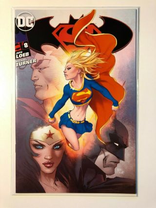 Superman Batman 8 - Michael Turner Variant - Rare Supergirl Cover A Nm,