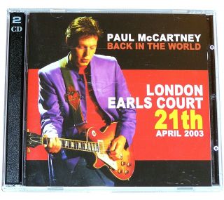 Beatles Paul Mccartney - Back In The World Misterclaudel Piccadilly 2cd Rare