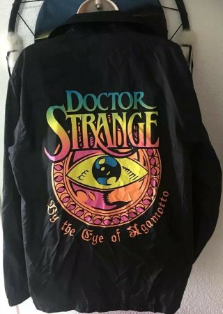 Rare Doctor Strange Marvel Comics Windbreaker Jacket Men 