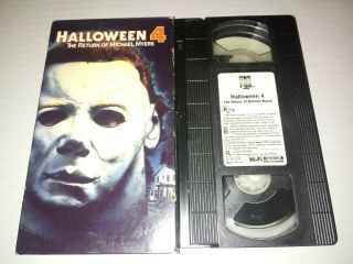 Halloween 4: The Return Of Michael Myers (vhs,  1993) Rare Horror