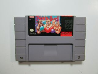 Rare Punch Out Nintendo Snes Video Game Great Classic Boxing