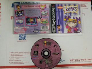 Rugrats Totally Angelica Sony Playstation Ps1 Black Label Rare