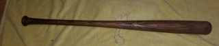 Very Rare Vintage Spalding Ervin " Pete " Fox Wood Baseball Bat College Bat