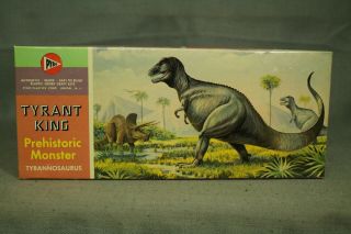 Rare Vintage Pyro Dinosaur Model Craft Kit W/box Tyrant King T Rex Tyrannosaurus