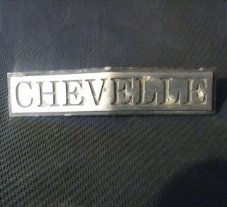 Chevrolet Chevelle Malibu El Camino Grille Emblem Rare 1960s 1970s 1980s