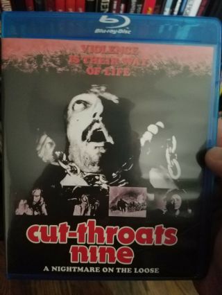 " Cut - Throats Nine " Rare Oop Code Red Grindhouse Spaghetti Western Gore Cult