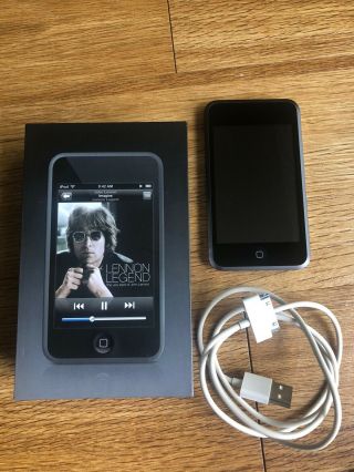 Apple iPod Touch 1st Generation Black (8 GB) Rare John Lennon Legend Edition EUC 8