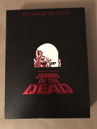 Dawn Of The Dead Dvd 4 - Disc Set Ultimate Edition Rare Collectors Romero Like