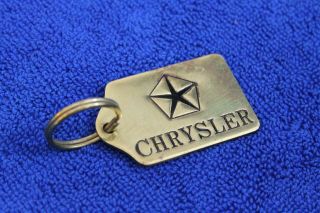 Brass Chrysler Key Fob Key Ring Accessory Charger Lebaron Dodge Mopar Yorker