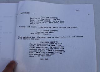 Rare 1995 Liar Liar Movie Screenplay Script Guay Mazur Jim Carrey 3rd 6