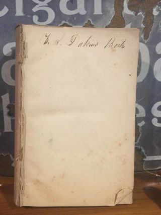 Rare John Milton " Paradise Lost " 1848 Edition,  Front Cover Missing