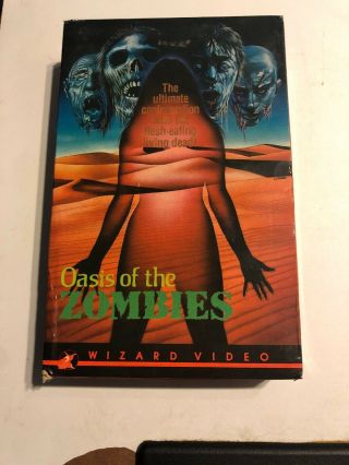 Oasis Of The Zombies Vhs Wizard Big Box Not Reissue Rare Oop Zombies