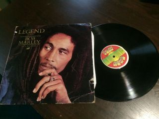 Bob Marley Wailers Legend The Best Lp Vinyl Bmw1 Rare Jamaica Import Tuff Gong