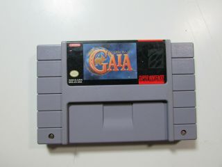 Rare Illusion Of Gaia Nintendo Snes Video Game Great Classic