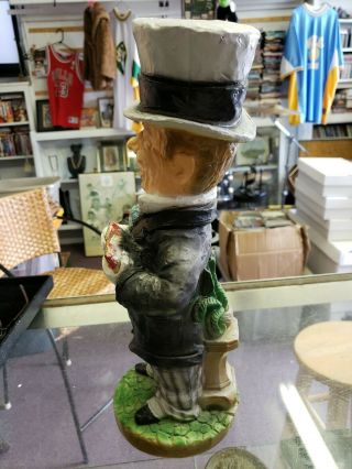 Vintage hand painted detailed chalkware W.  C.  Fields big head figural statue RARE 2