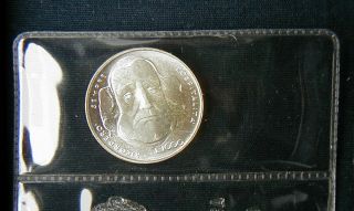 1982 SAN MARINO Italy rare silver coin 1000£ GARIBALDI UNC PERFECT plastic box 3