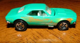 Loose 1998 Hot Wheels Pavement Pounders Exclusive 1967 Camaro Green Rare