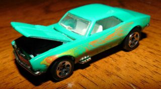 LOOSE 1998 Hot Wheels Pavement Pounders Exclusive 1967 Camaro Green RARE 3
