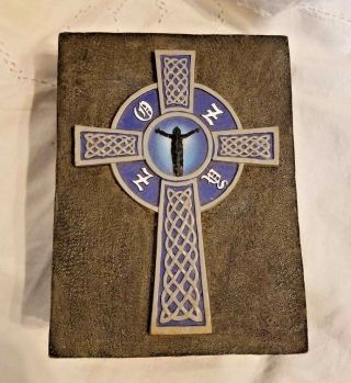 Ozzy Osbourne Ceramic Intricately Designed Cross Box - Rare