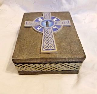 Ozzy Osbourne Ceramic Intricately Designed Cross Box - Rare 2