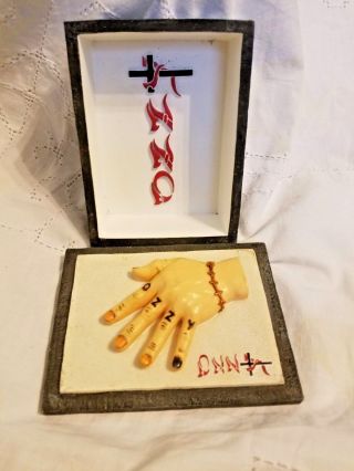 Ozzy Osbourne Ceramic Intricately Designed Cross Box - Rare 3