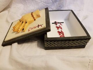 Ozzy Osbourne Ceramic Intricately Designed Cross Box - Rare 4