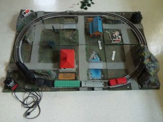 Rare Ac Gilbert 1964 Pioneer 6 Panel 5 Unit Train Set With Various Accessories