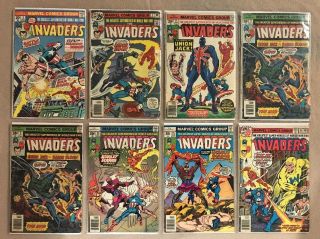 Marvel Comics Group The Invaders 1 3 7 8 9 9 23 25 35 Greatest Superheroes Rare