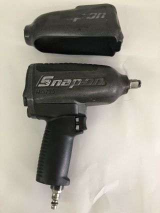 Snap - On Mg725 Air Impact Wrench 1/2 " Drive Rare Gun Metal Color