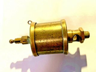 Michigan Lubricator Co.  Detroit Solid Brass Antique Rare 123 - 3