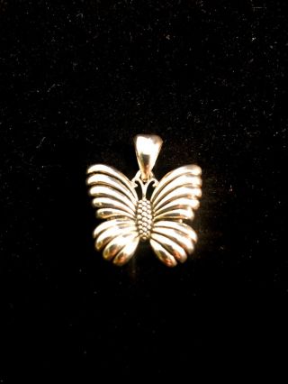 Lagos Sterling Silver 925 Rare Wonders Butterfly Pendant Necklace $295