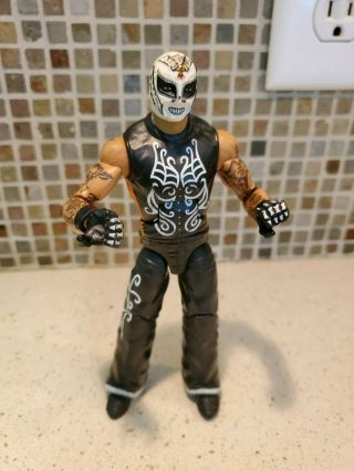 Wwe Rey Mysterio Elite Wrestling Figure Mattel Series 24 Candy Skull,  Rare Htf