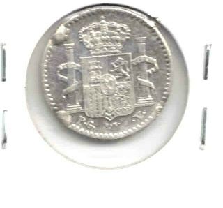 Rare Puerto Rico 1896 5 Centavos W/mounts Removed Km 20 Mintage 650,  000 Xf