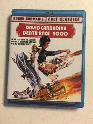 Death Race 2000 (blu - Ray Disc,  2010) Roger Corman Rare Oop Region A Ships