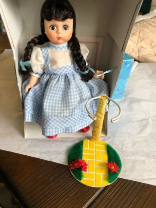 Rare Dorothy Wizard Of Oz 464 Madame Alexander Doll 8 " With Custom Stand