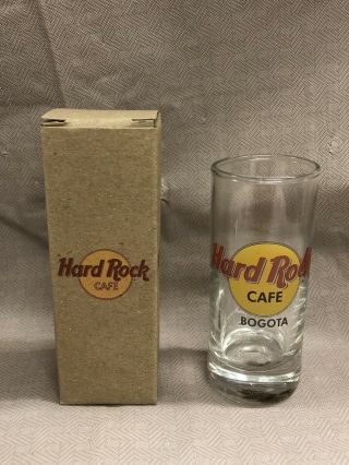 Very Rare Hard Rock Cafe Bogota Shot Glass City Classic Logo