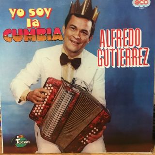 " Latin,  Cuva,  Puerto Rico  Alfredo Gutierrez  Yo Soy La Cumbia  Rare Lp "