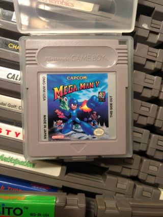 Mega Man V 5 (game Boy,  Gameboy Gb 1994) Cart Only - Ultra Rare Very Good
