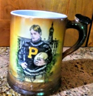 Rare Antique Princeton University Football Coffee Mug
